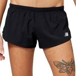 New Balance Men's Accelerate 3 Inch Running Short Brief Liner Medium Black